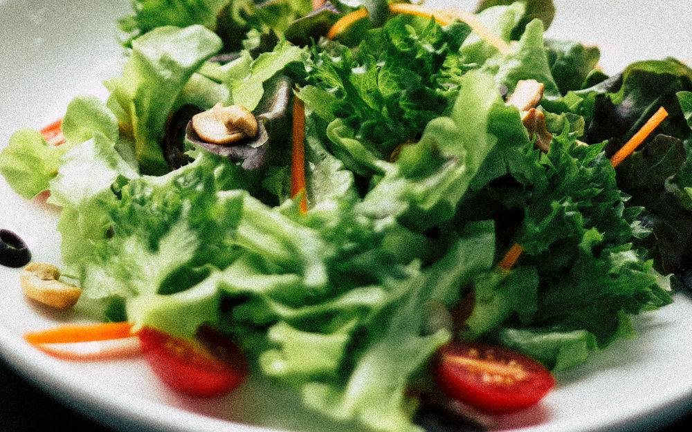 A fresh green salad